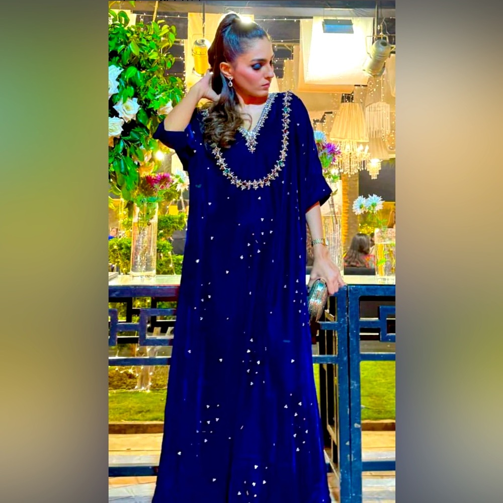 Zirwah kaftan velvet authentic